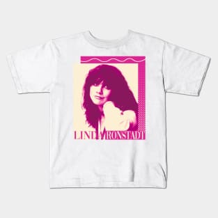 Linda Ronstadt /// Vintage portrait Kids T-Shirt